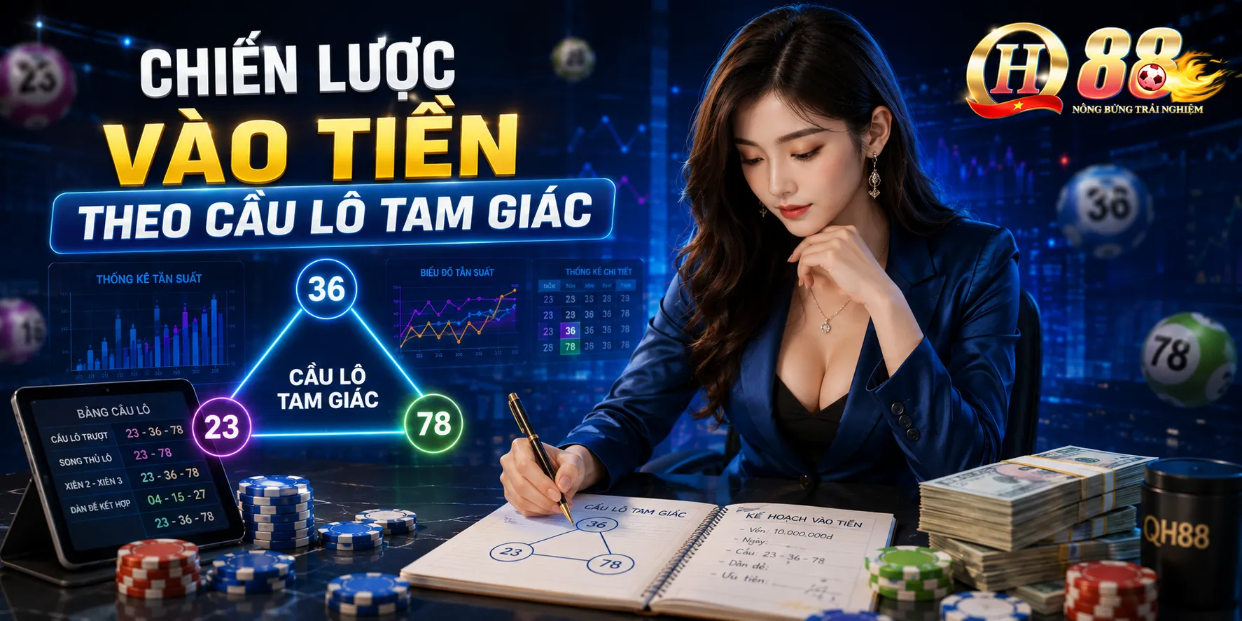 Chiến Lược Vào Tiền Theo Cầu Lô Tam Giác